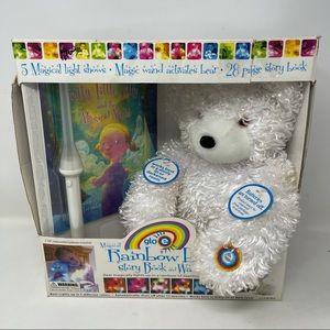 GLO-E COLOR CHANGING MAGICAL RAINBOW TEDDY BEAR
